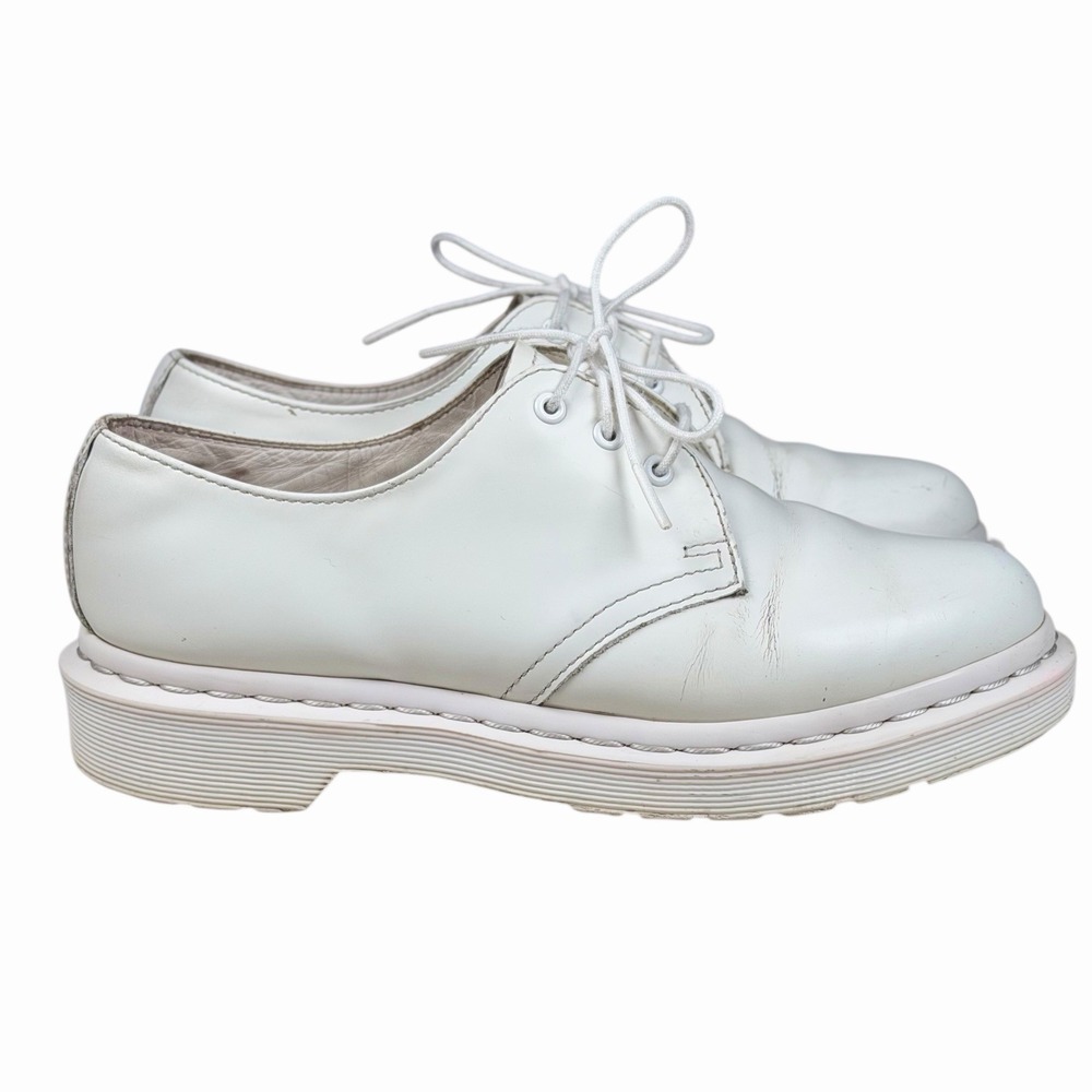Dr. Marten's‎ DM's 1461 Mono All White Shoes Loafer, Women's Sz 6 US
